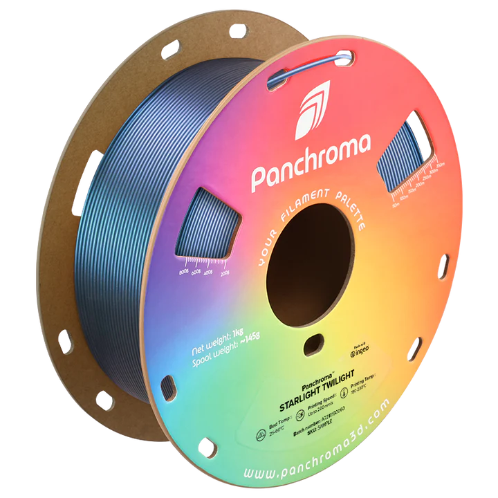 גליל פילמנט Panchroma נוצץ דמדומים Starlight Twilight, פולימייקר Polymaker, גליל 1000 גרם
