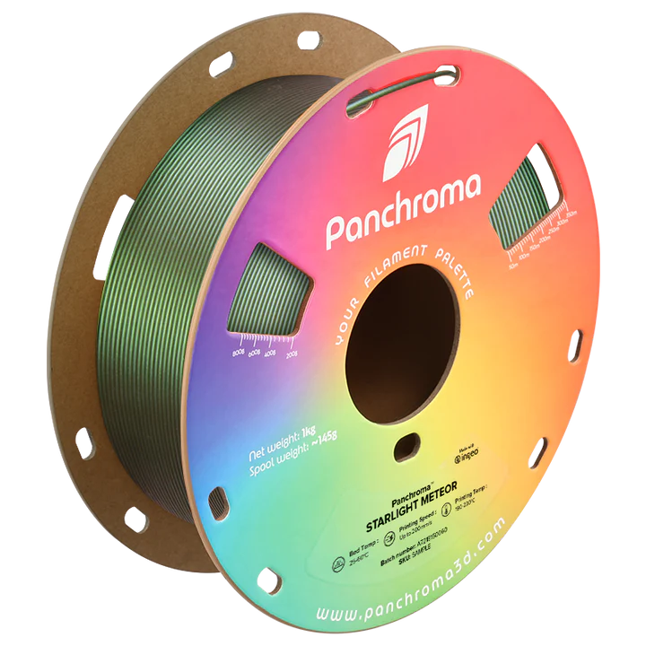 גליל פילמנט Panchroma נוצץ מטאור Starlight Meteor , פולימייקר Polymaker, גליל 1000 גרם