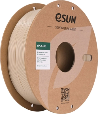 גליל פילמנט Bone White ePLA+HS צבע לבן עצם, ESUN להדפסה מהירה, 1000 גרם