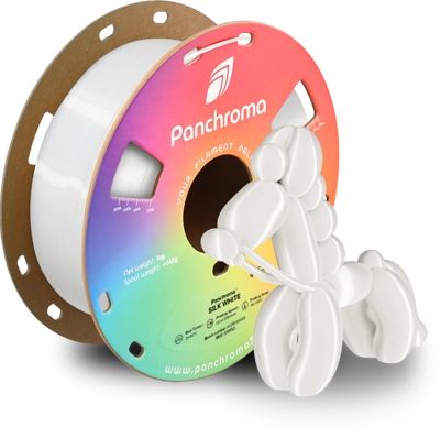 פילמנט Panchroma PLA Silk פולימייקר צבע לבן, גליל 1000 גרם