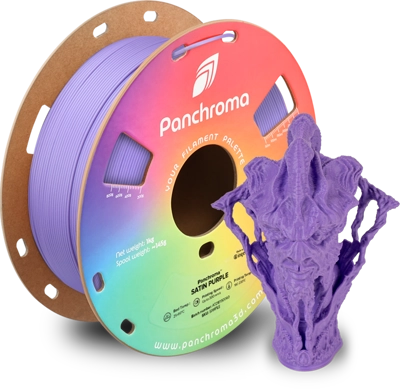 פילמנט Panchroma PLA Satin פולימייקר צבע סגול, גליל 1000 גרם